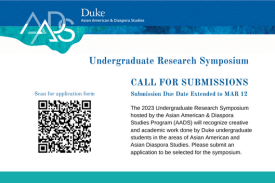 AADS Undergraduate Research Symposium flyer